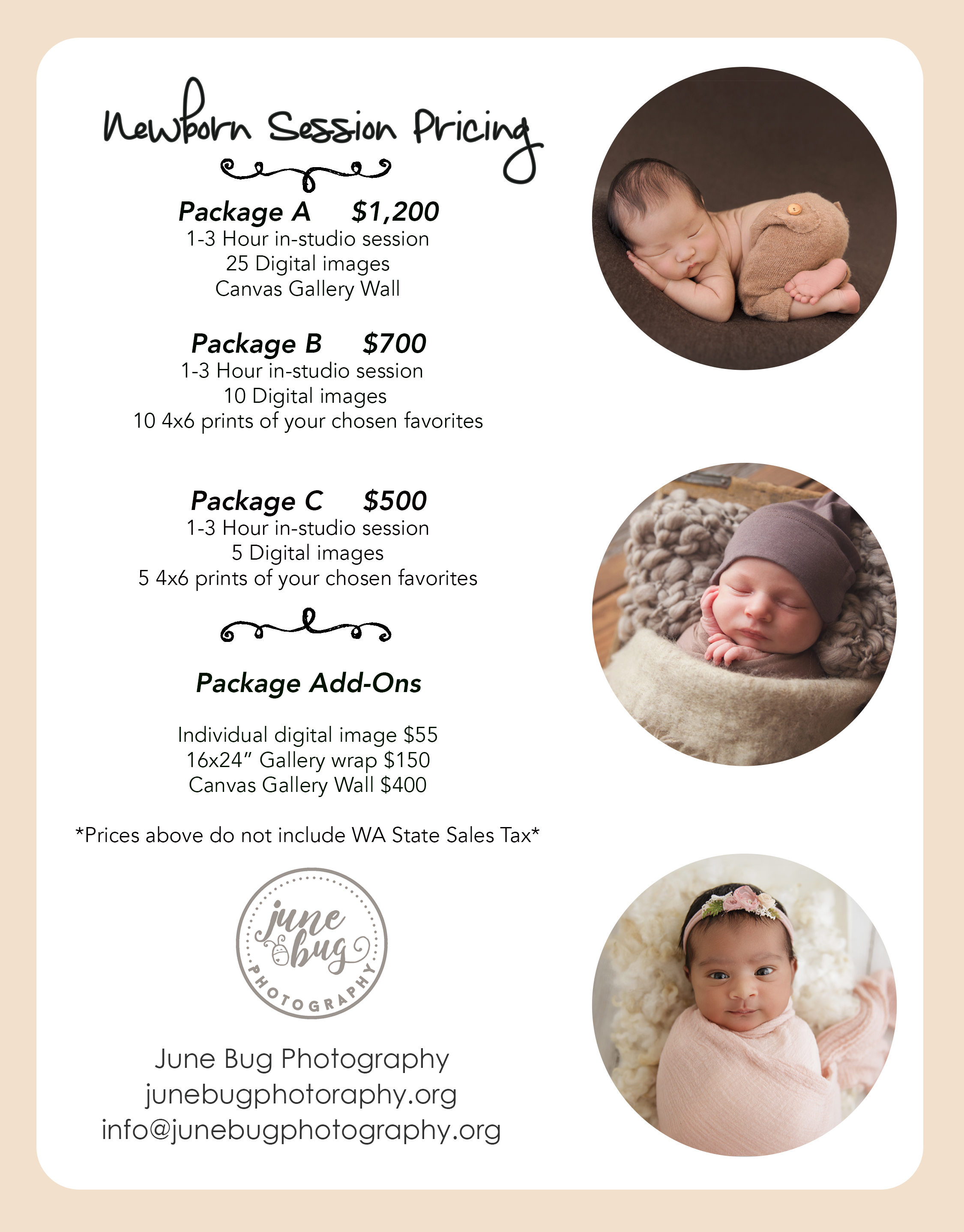 newborn photoshoot cost