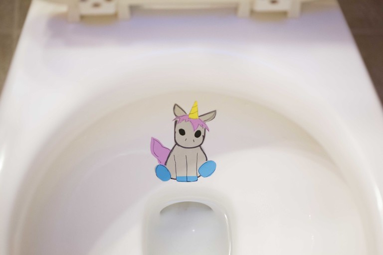 Unicorn target practice. Potty training. June bug photography. Snohomish county photographer.