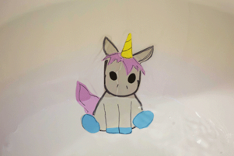 Target Practice, Peeing on a Unicorn. Potty Training helper! DIY