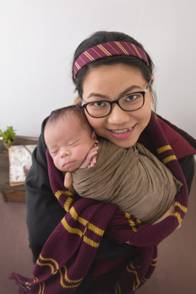 Harry Potter Newborn Shoot Features a Baby Mandrake