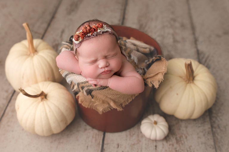 fall baby photography