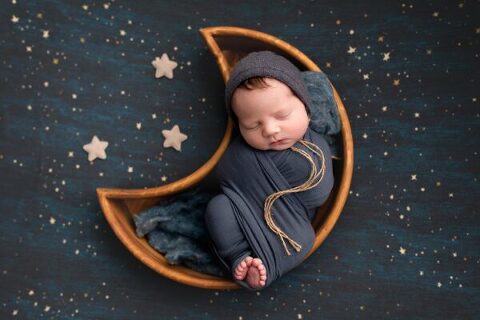 Typical Newborn Photography Subject Asleep